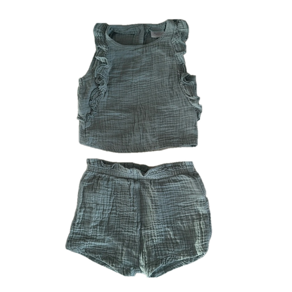 Willow & Thistle 12-18 months 2 piece shorts and top set